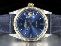 Rolex Datejust 36 Blu Blue Jeans Gold And Steel 1601